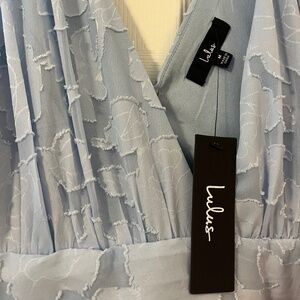 Brand New Blue Floral Lulu's dress